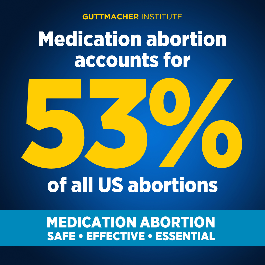 Medication abortion is more common than surgical abortion in the United ...