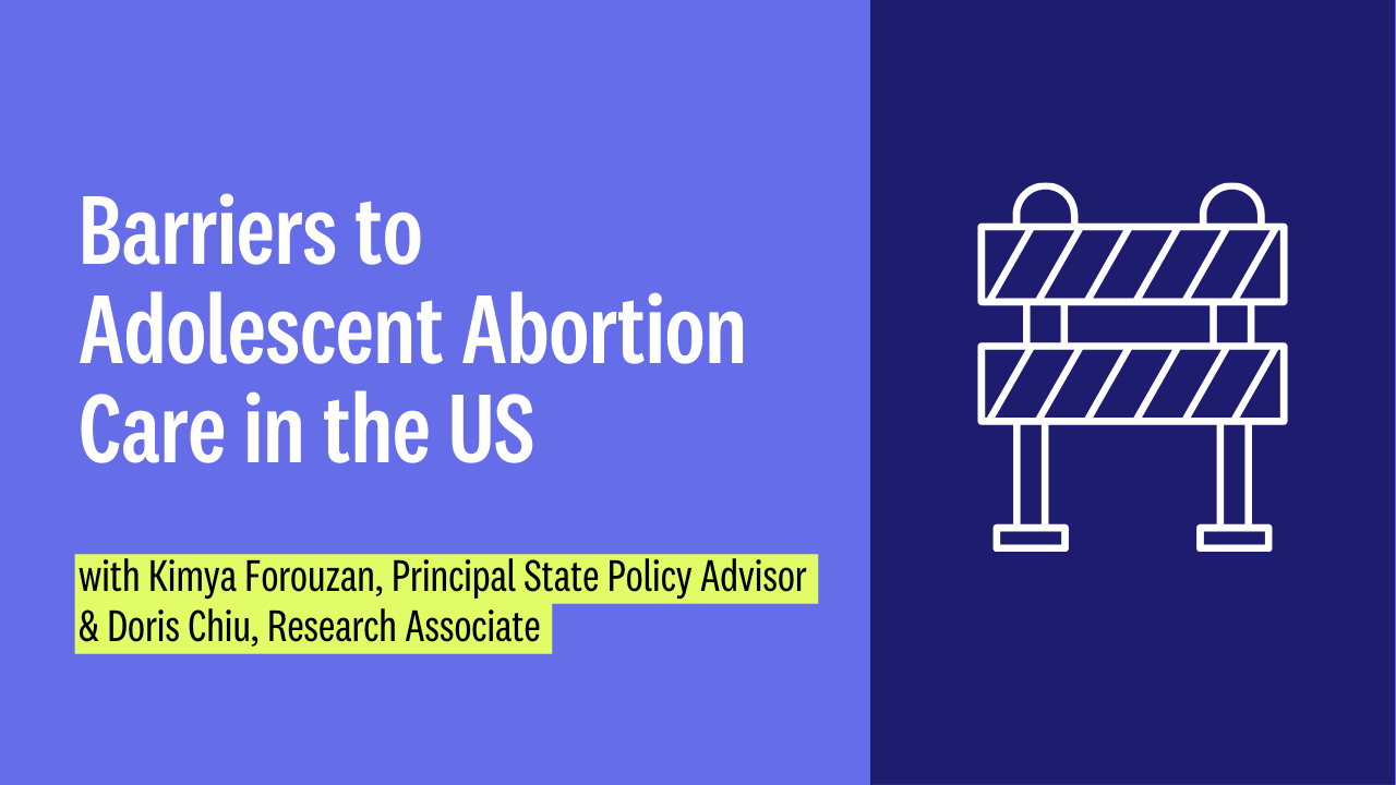 Barriers to Adolescent Abortion Care in the US video cover image