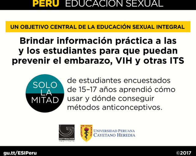 De La Normativa A La Práctica La Política De Educación Sexual Y Su Implementación En El Perú 3591