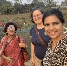 Three Guttmacher researchers in Rohingya