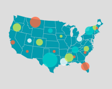 map of United States